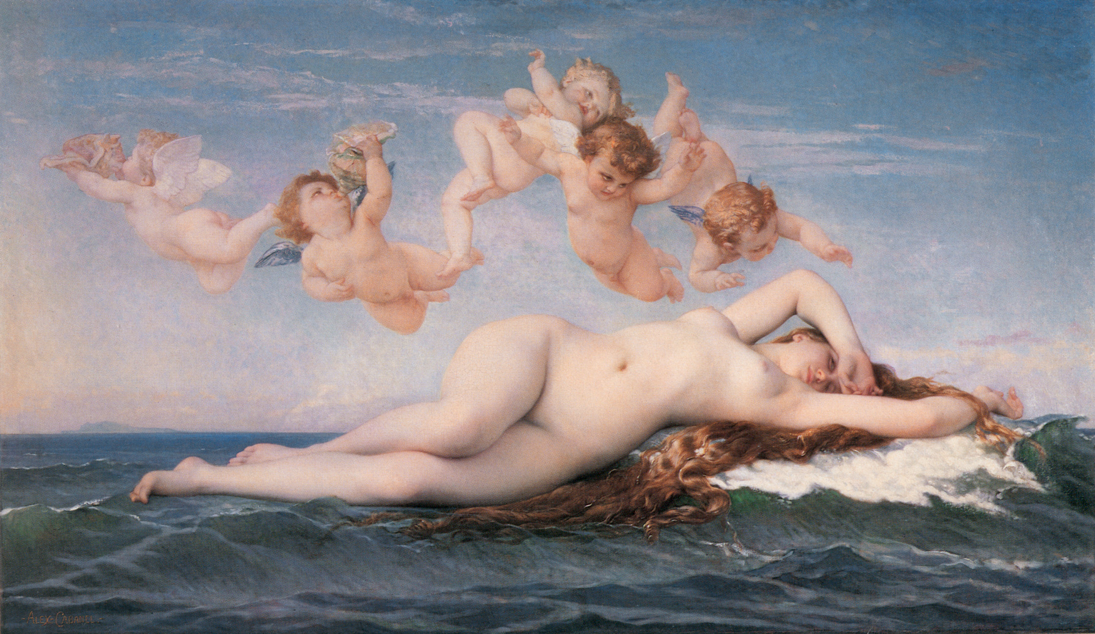 "The Birth of Venus," by Alexandre Cabanel